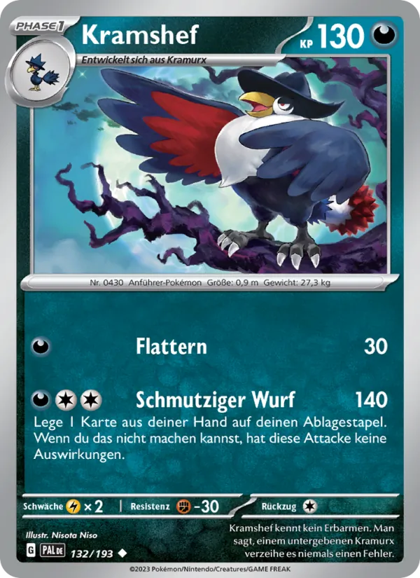 Kramshef Entwicklungen in Paldea 132/193