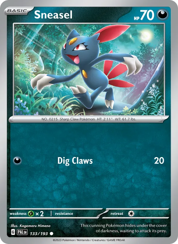 Sneasel Paldea Evolved 133/193