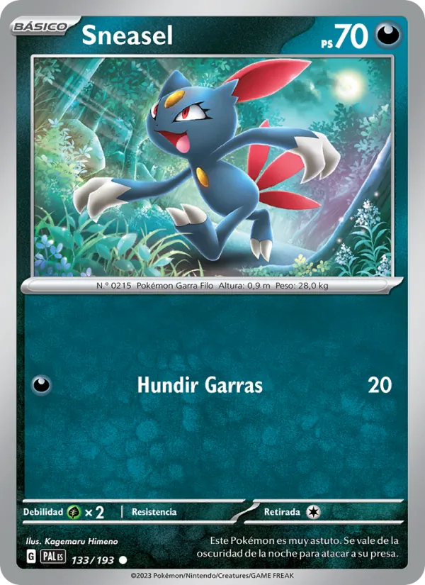 Sneasel Evoluciones en Paldea 133/193