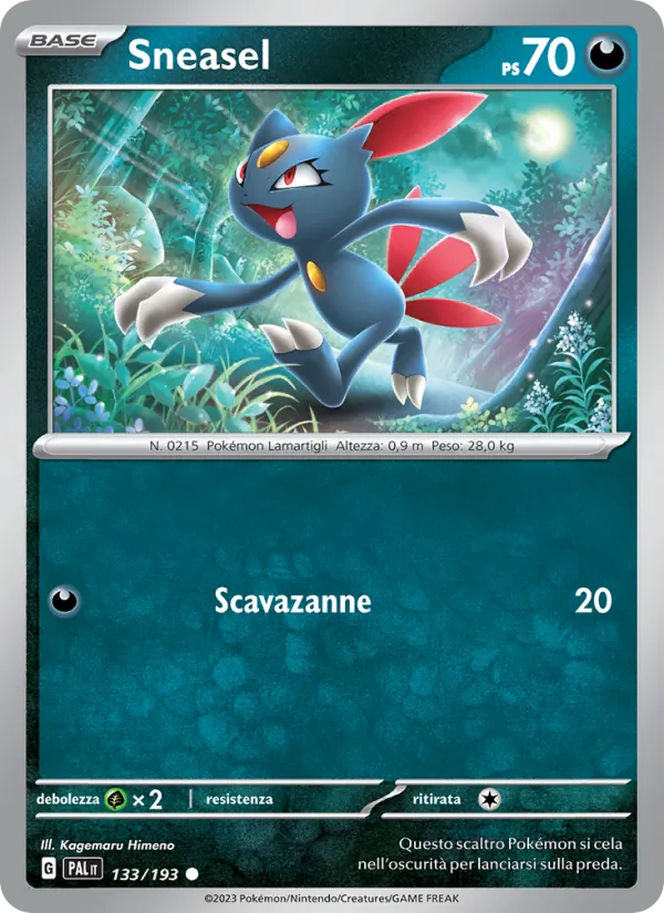 Sneasel Evoluzioni a Paldea 133/193
