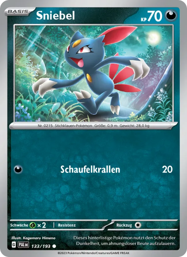 Sniebel Entwicklungen in Paldea 133/193