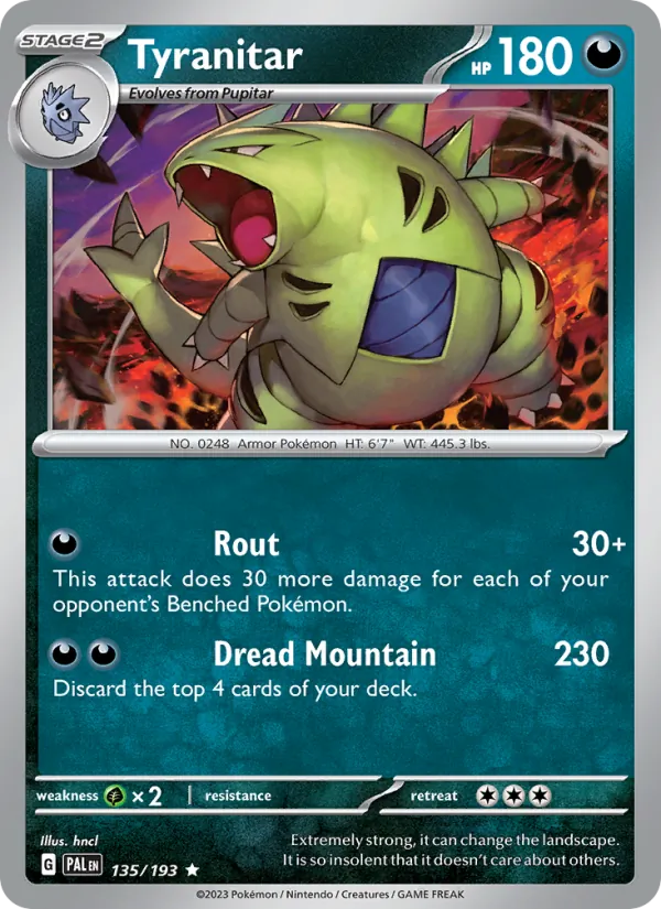 Tyranitar Paldea Evolved 135/193