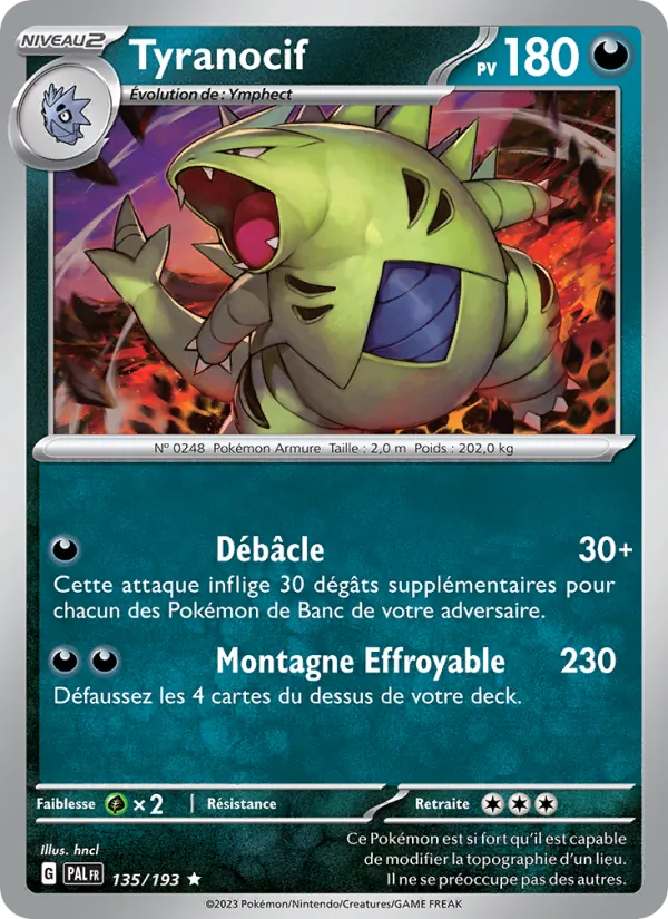 Tyranocif Évolutions à Paldea 135/193