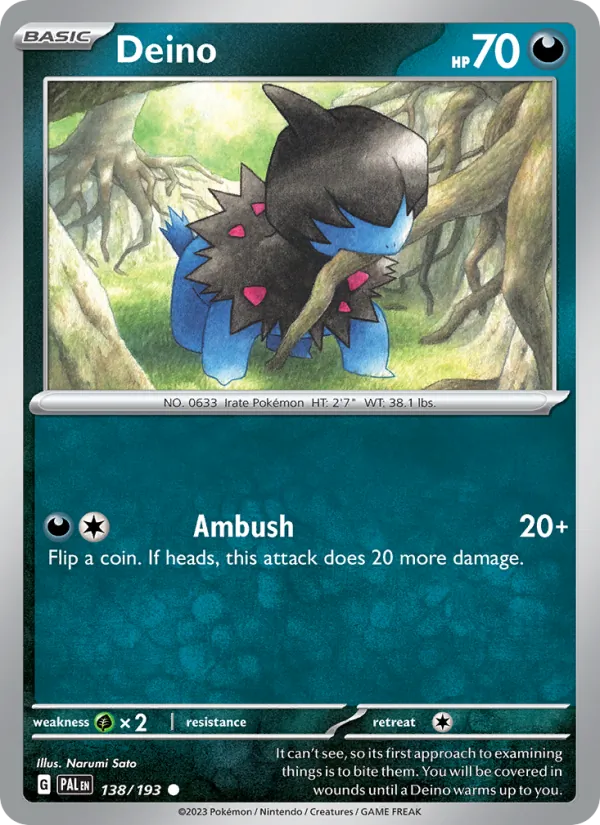 Deino Paldea Evolved 138/193
