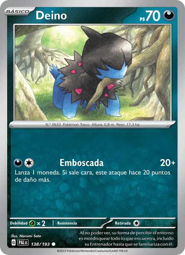Deino Evoluciones en Paldea 138/193