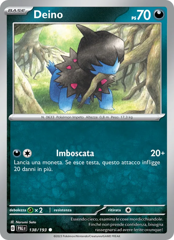 Deino Evoluzioni a Paldea 138/193