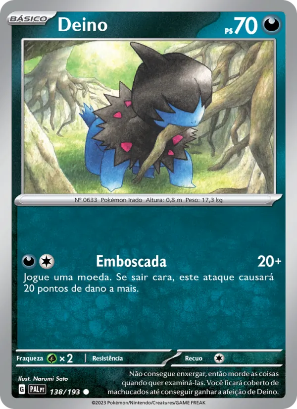 Deino Evoluções em Paldea 138/193