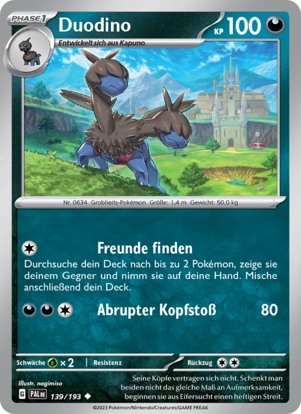 Duodino Entwicklungen in Paldea 139/193
