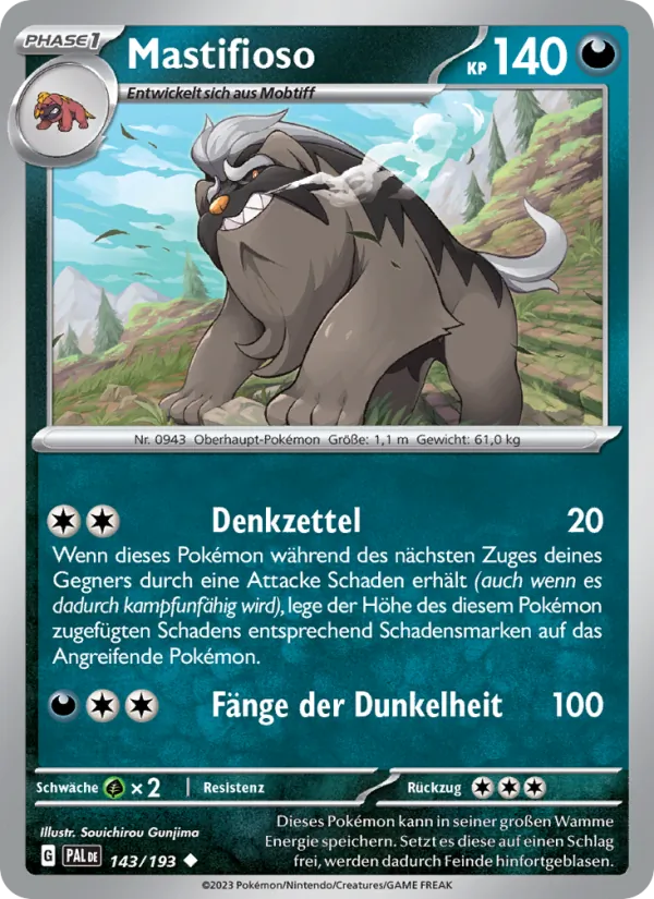 Mastifioso Entwicklungen in Paldea 143/193