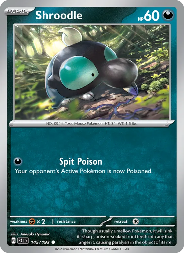 Shroodle Paldea Evolved 145/193