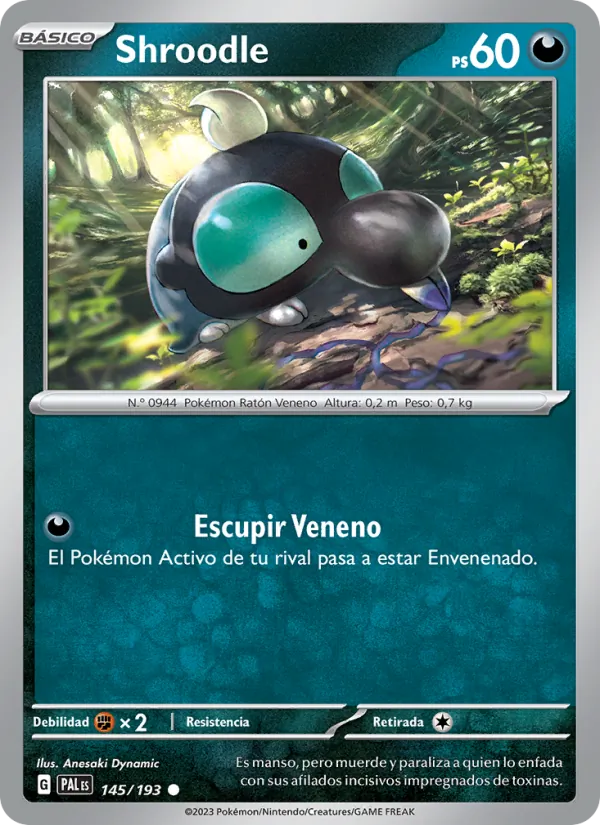 Shroodle Evoluciones en Paldea 145/193