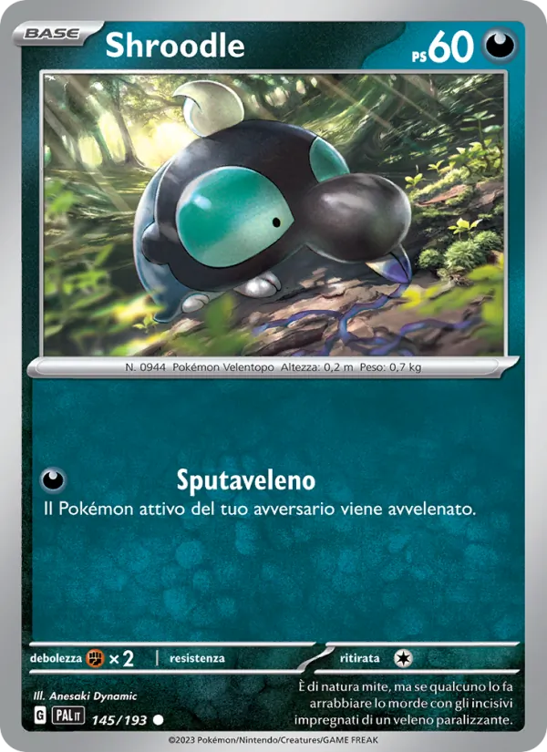 Shroodle Evoluzioni a Paldea 145/193