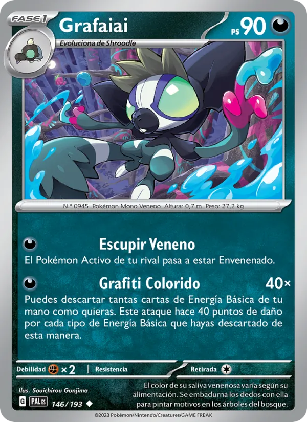 Grafaiai Evoluciones en Paldea 146/193