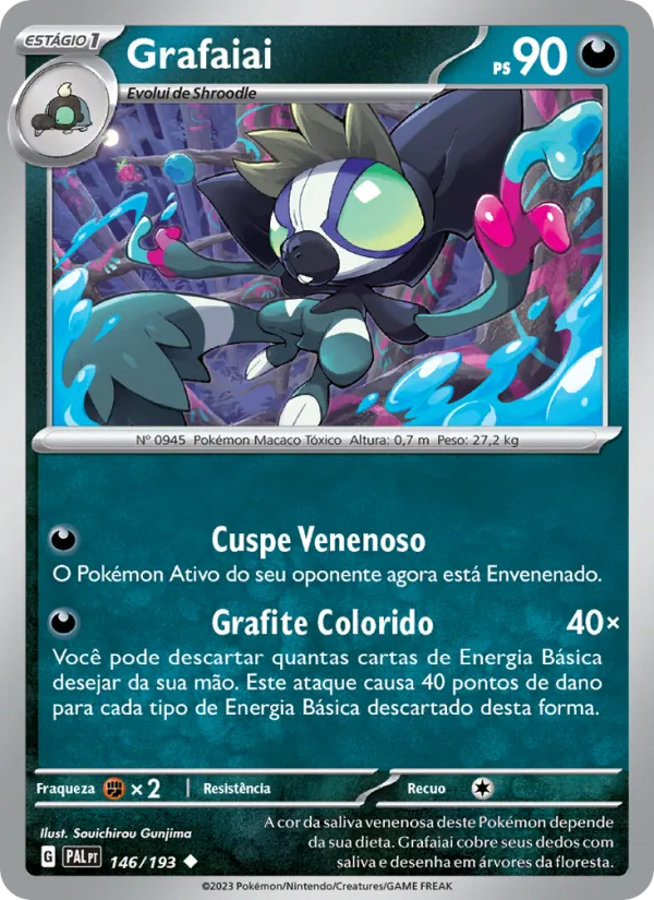 Grafaiai Evoluções em Paldea 146/193