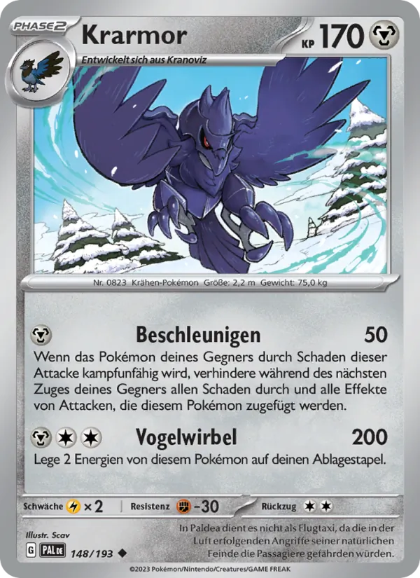 Krarmor Entwicklungen in Paldea 148/193