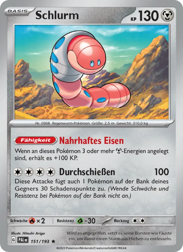 Schlurm Entwicklungen in Paldea 151/193