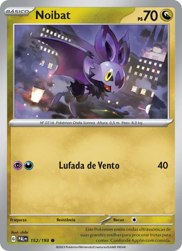 Noibat Evoluções em Paldea 152/193