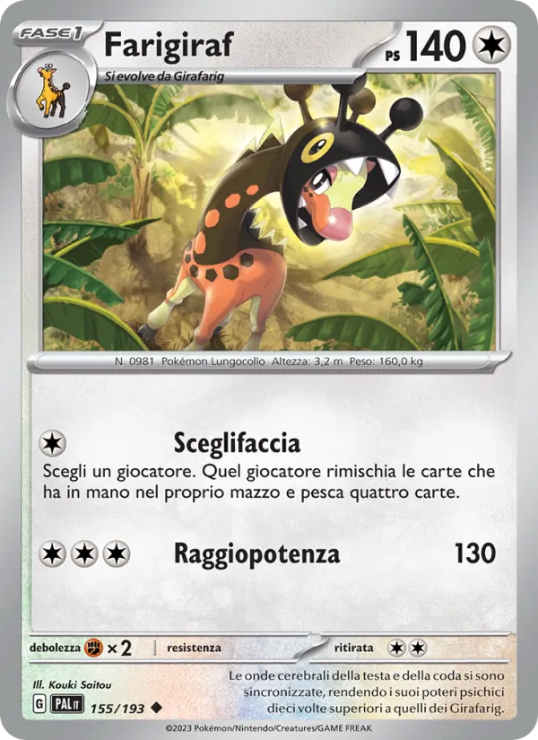 Farigiraf Evoluzioni a Paldea 155/193