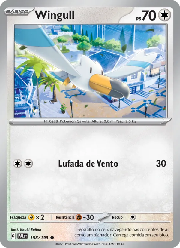 Wingull Evoluções em Paldea 158/193