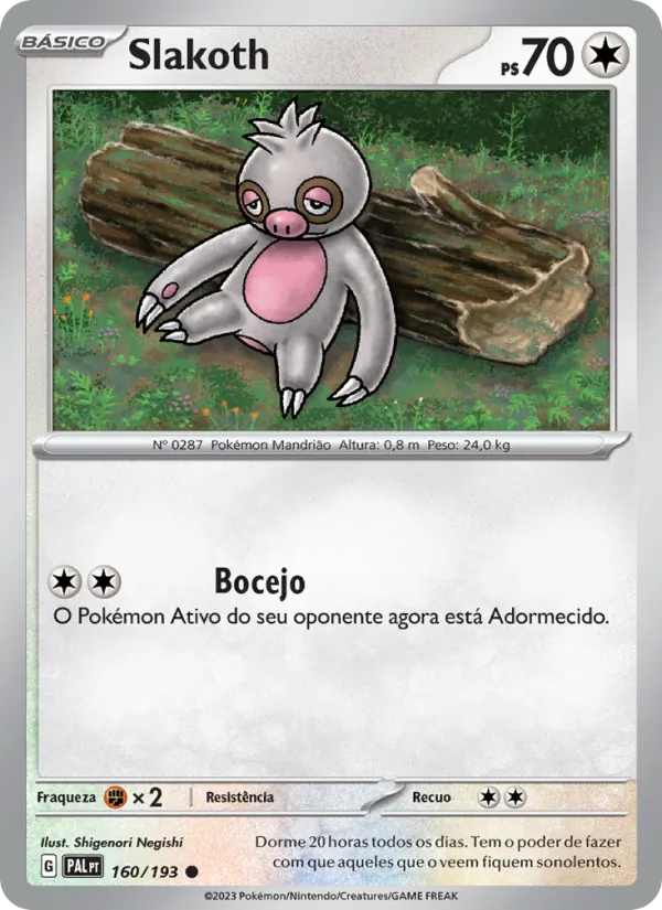 Slakoth Evoluções em Paldea 160/193