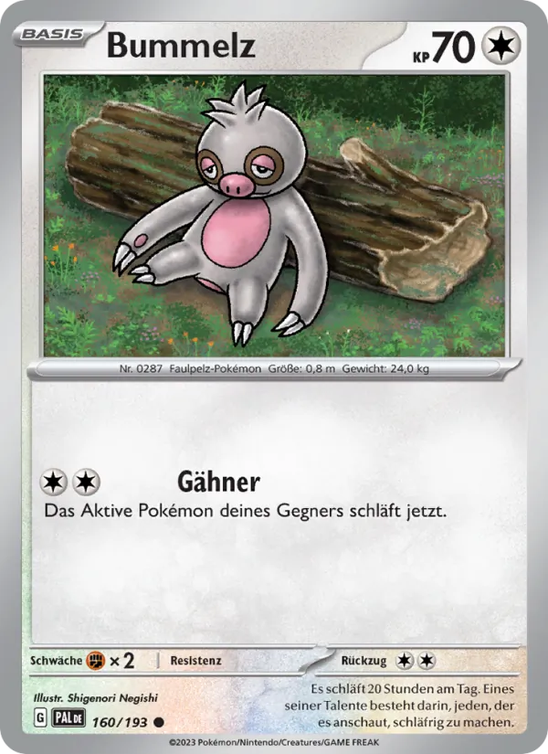 Bummelz Entwicklungen in Paldea 160/193