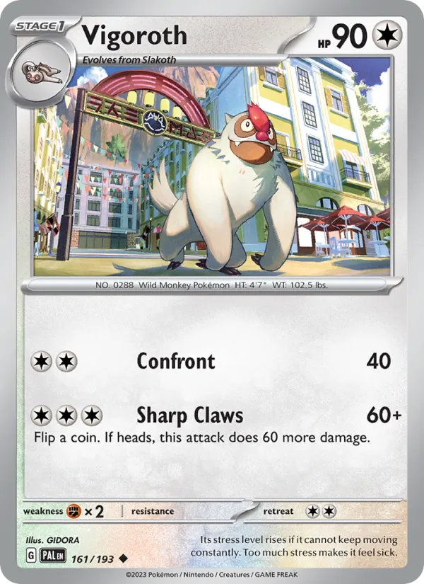 Vigoroth Paldea Evolved 161/193