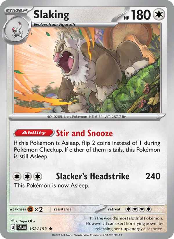 Slaking Paldea Evolved 162/193
