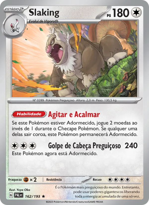 Slaking Evoluções em Paldea 162/193