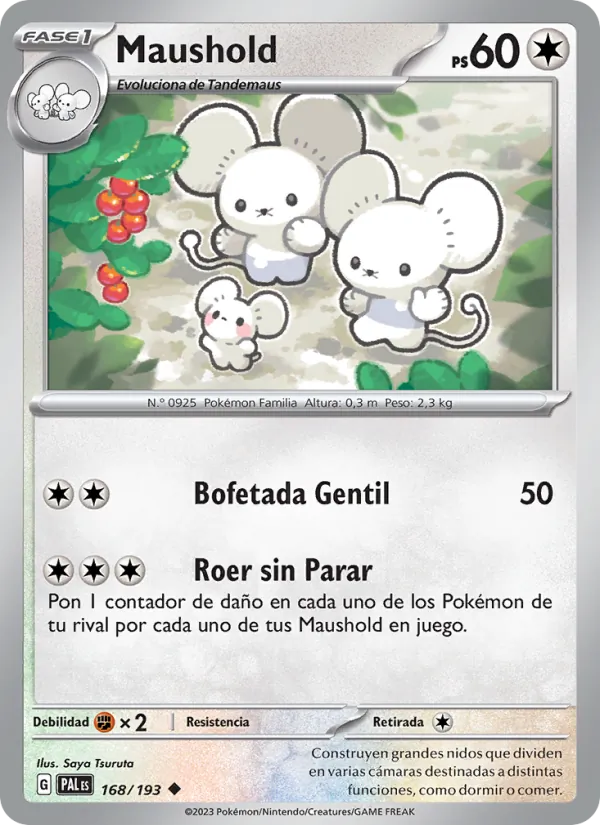 Maushold Evoluciones en Paldea 168/193