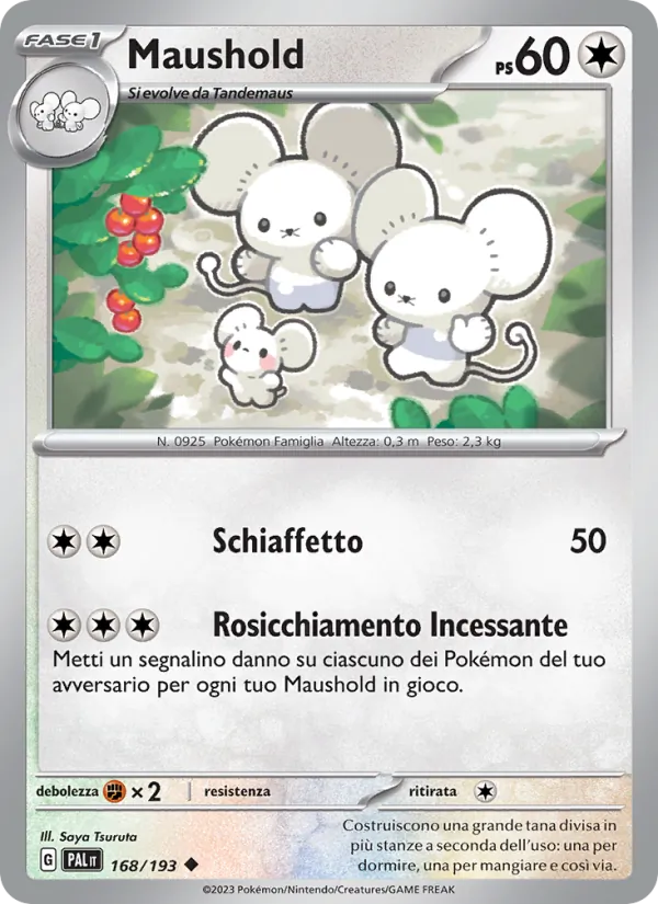 Maushold Evoluzioni a Paldea 168/193