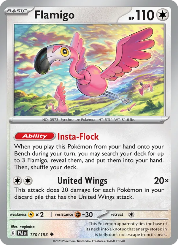 Flamigo Paldea Evolved 170/193