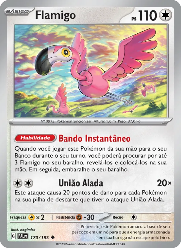 Flamigo Evoluções em Paldea 170/193