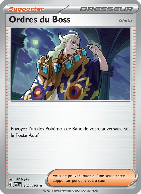 Ordres du Boss Évolutions à Paldea 172/193