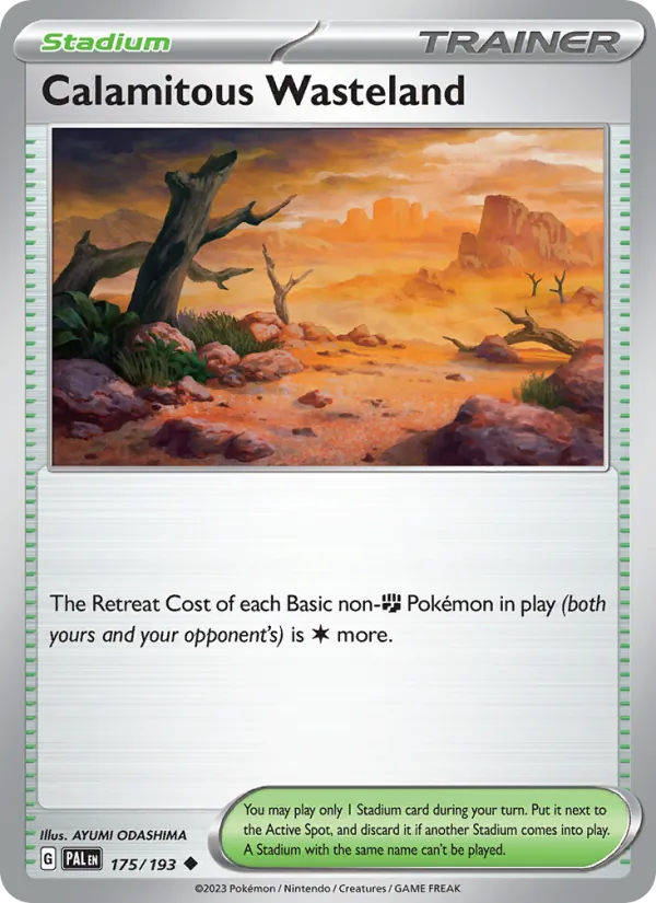 Calamitous Wasteland Paldea Evolved 175/193