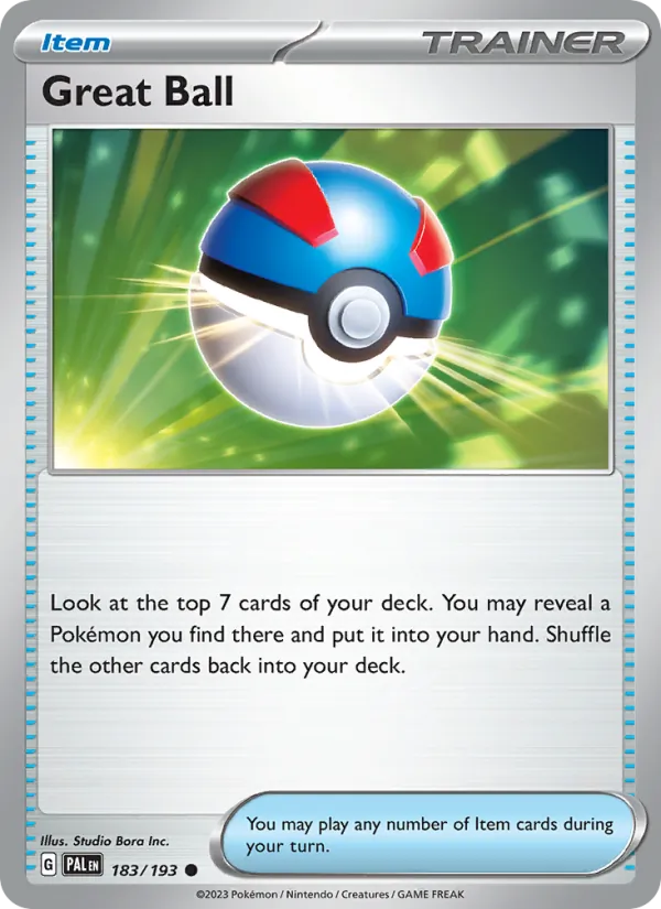Great Ball Paldea Evolved 183/193