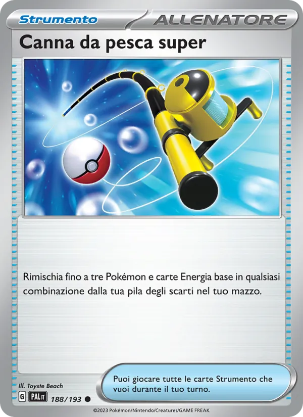 Canna da pesca super Evoluzioni a Paldea 188/193