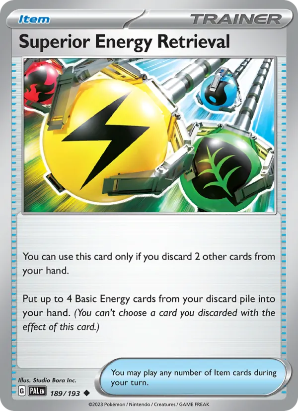 Superior Energy Retrieval Paldea Evolved 189/193