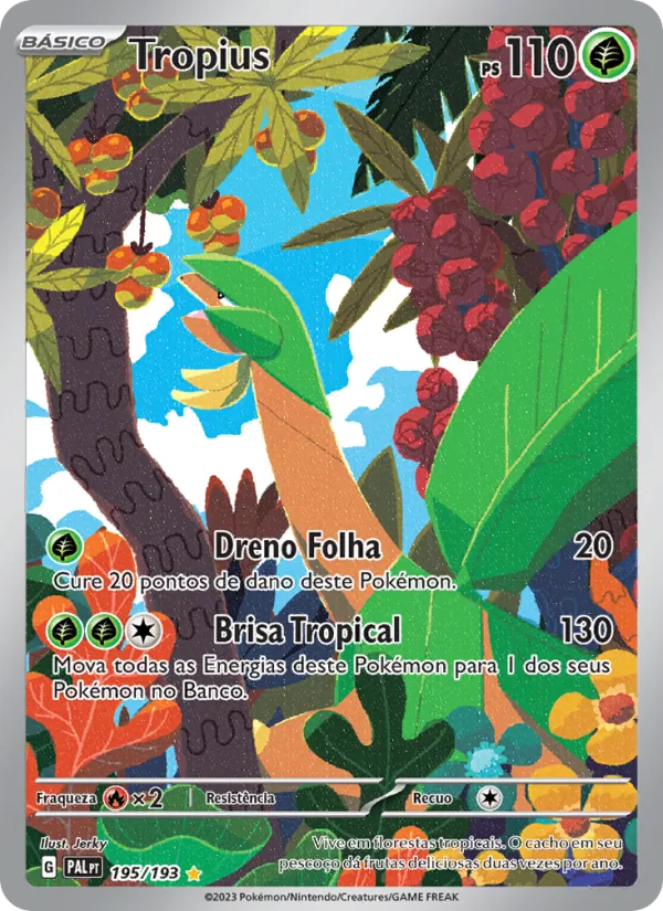 Tropius Evoluções em Paldea 195/193