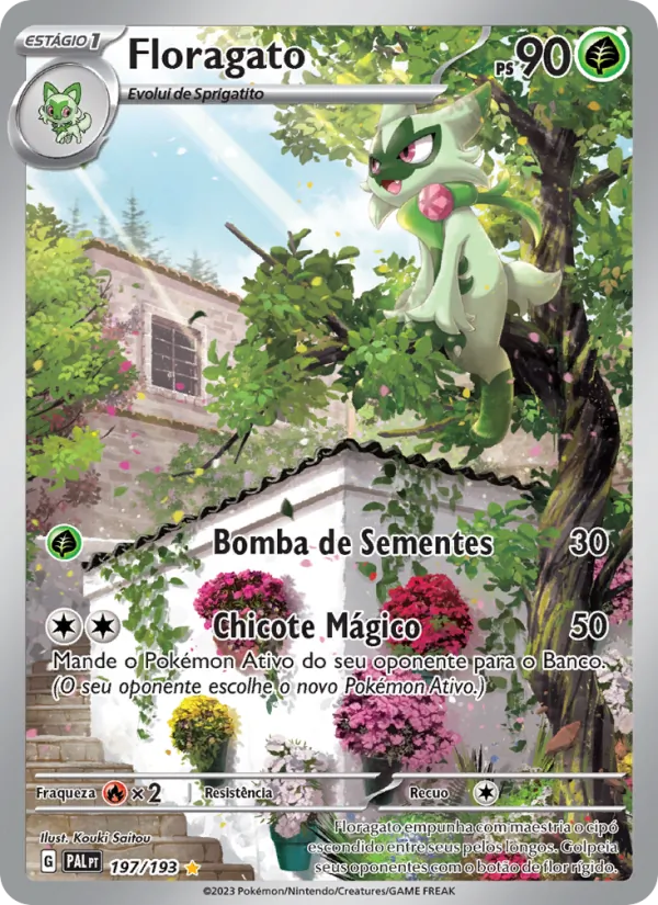 Floragato Evoluções em Paldea 197/193