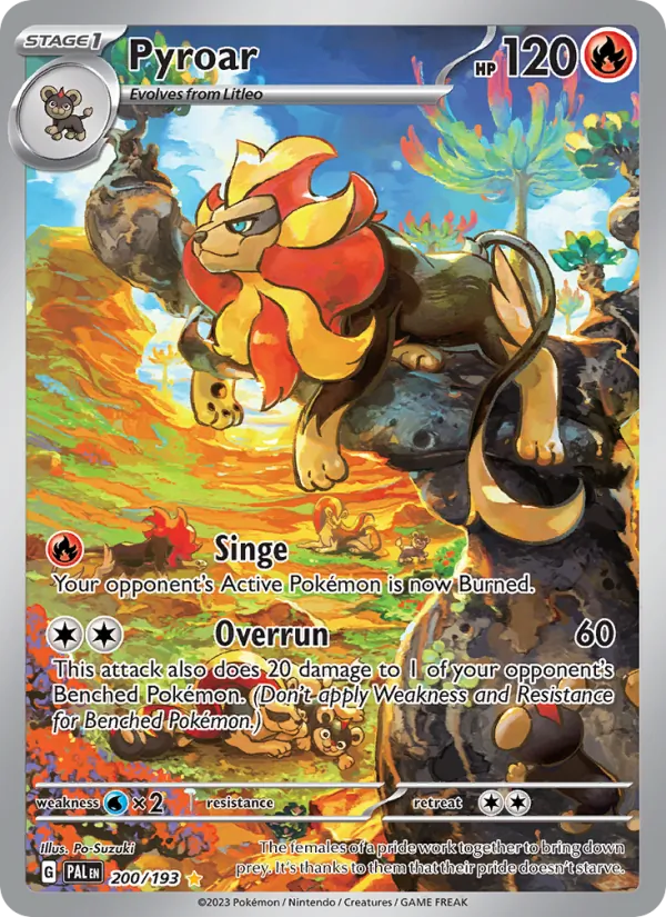 Pyroar Paldea Evolved 200/193