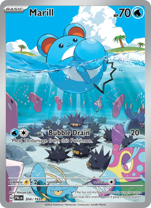 Marill Paldea Evolved 204/193