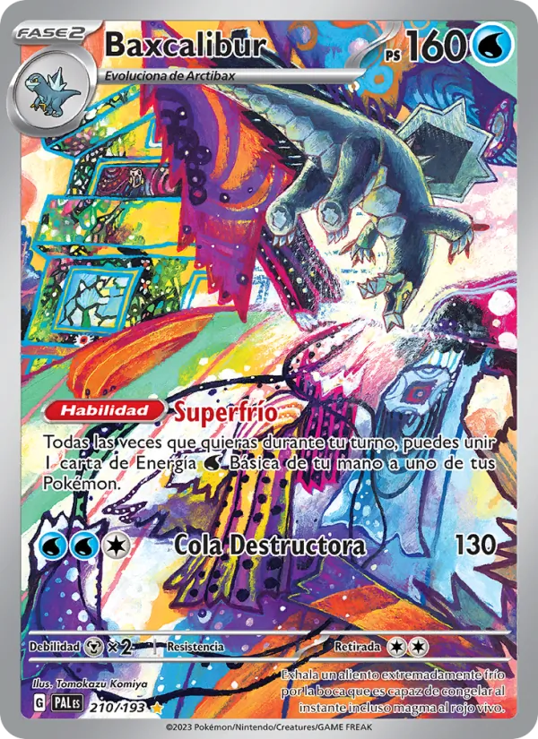 Baxcalibur Evoluciones en Paldea 210/193