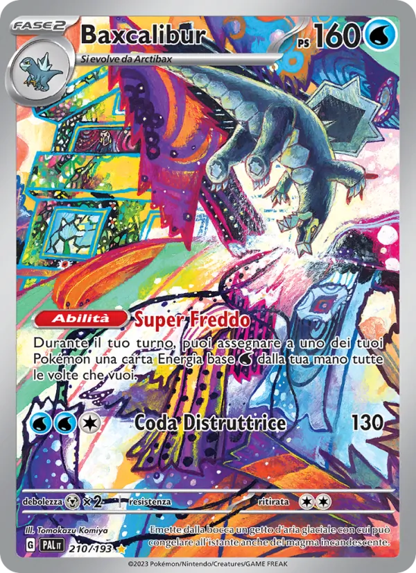 Baxcalibur Evoluzioni a Paldea 210/193