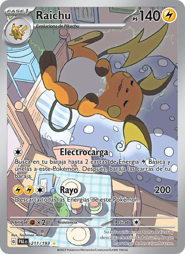 Raichu Evoluciones en Paldea 211/193