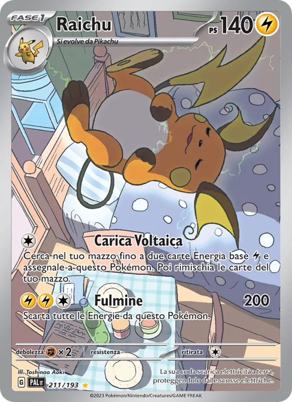 Raichu Evoluzioni a Paldea 211/193
