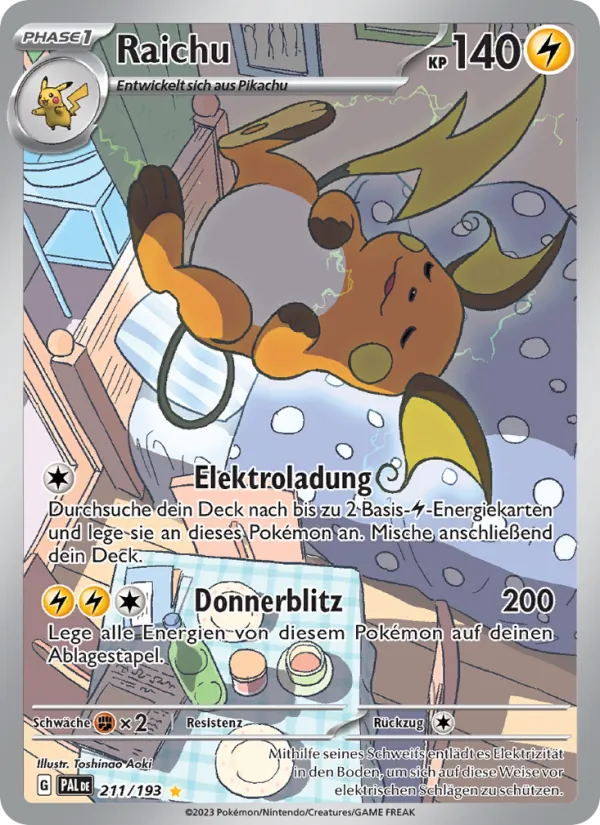 Raichu Entwicklungen in Paldea 211/193