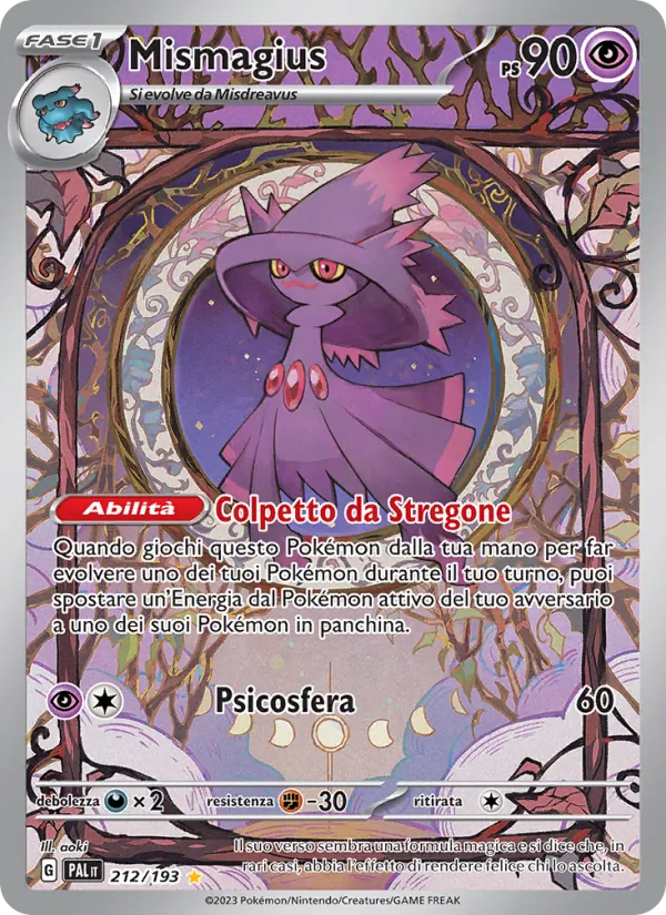 Mismagius Evoluzioni a Paldea 212/193