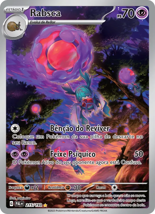 Rabsca Evoluções em Paldea 215/193