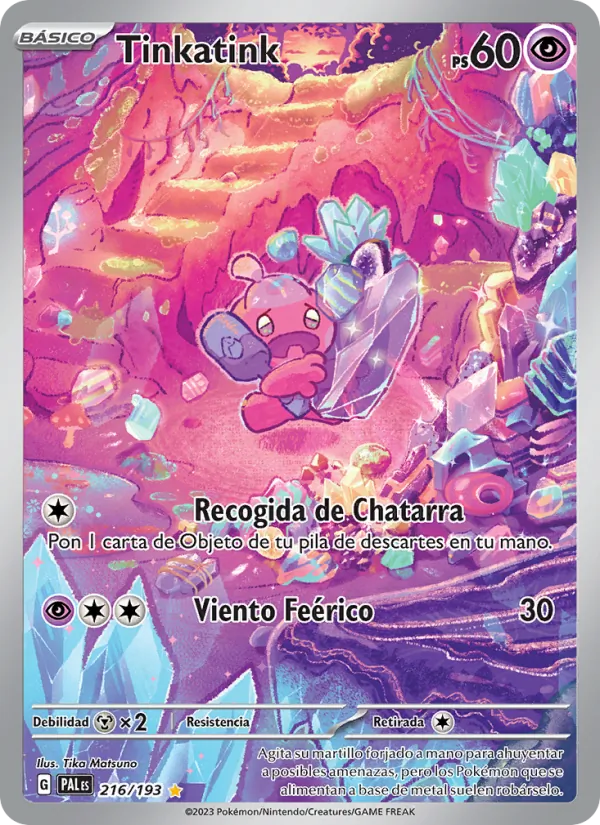 Tinkatink Evoluciones en Paldea 216/193