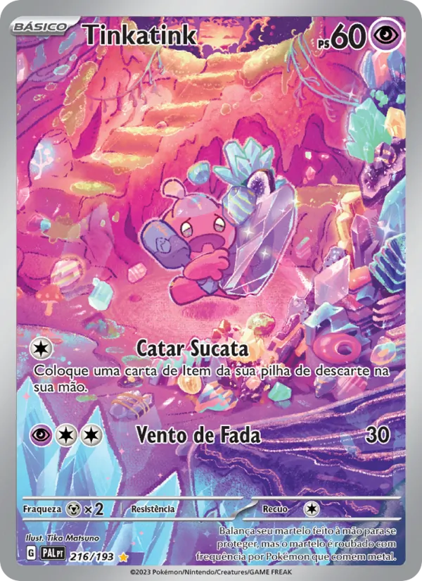 Tinkatink Evoluções em Paldea 216/193